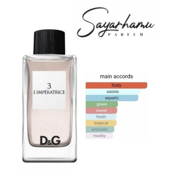 Dolce and Gabbana D&G 3 L’Imperatrice EDT – for women 100ml