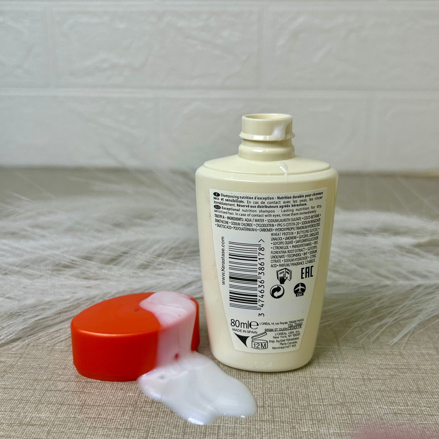 KERASTASE PARIS Nutritive Exceptional nutrition shampoo 80ml (For dry & sensitive hairs)