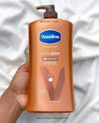 Vaseline total moisture cocoa glow 24 nourishing lotion 750ml