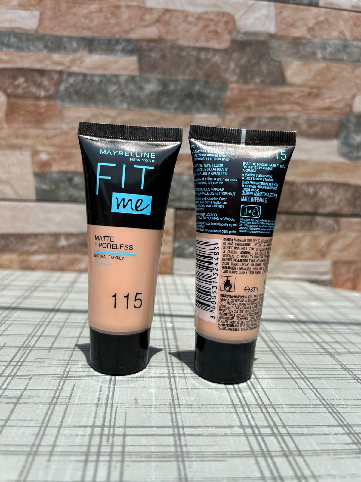 MAYBELLINE NEW YORK FIT ME MATTE +PORELESS NORMAL TO OILY 115