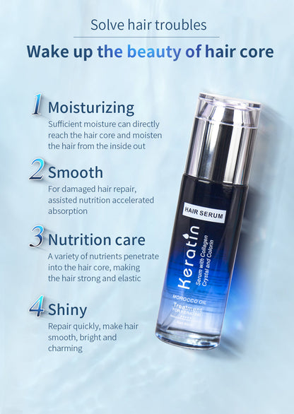 KERATIN MOISTURIZING & SMOOTH HAIR SERUM MOROCCO OIL 80ML