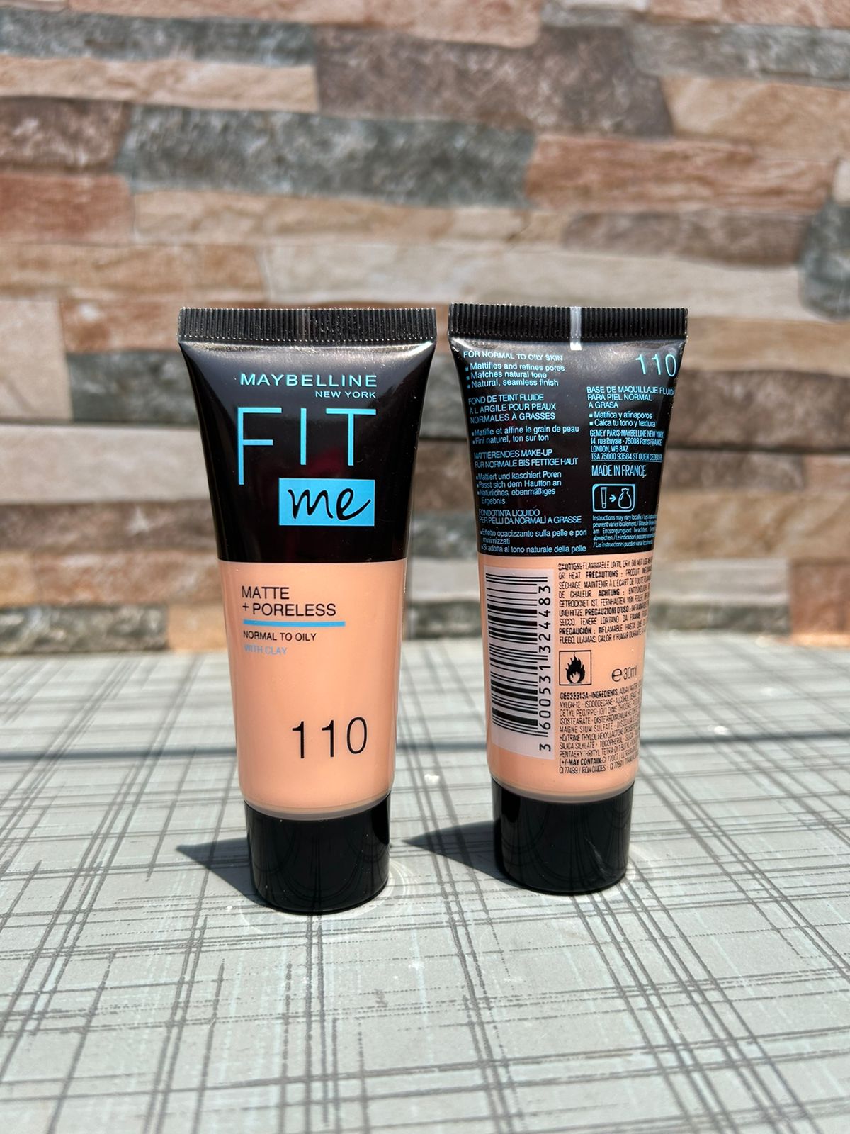 MAYBELLINE NEW YORK FIT ME MATTE +PORELESS NORMAL TO OILY 110