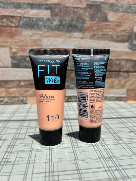 MAYBELLINE NEW YORK FIT ME MATTE +PORELESS NORMAL TO OILY 110