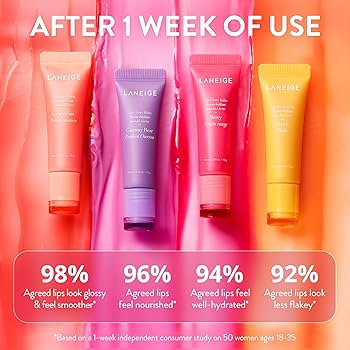 LANEIGE Lip glowy Balm trio pack of 3 set