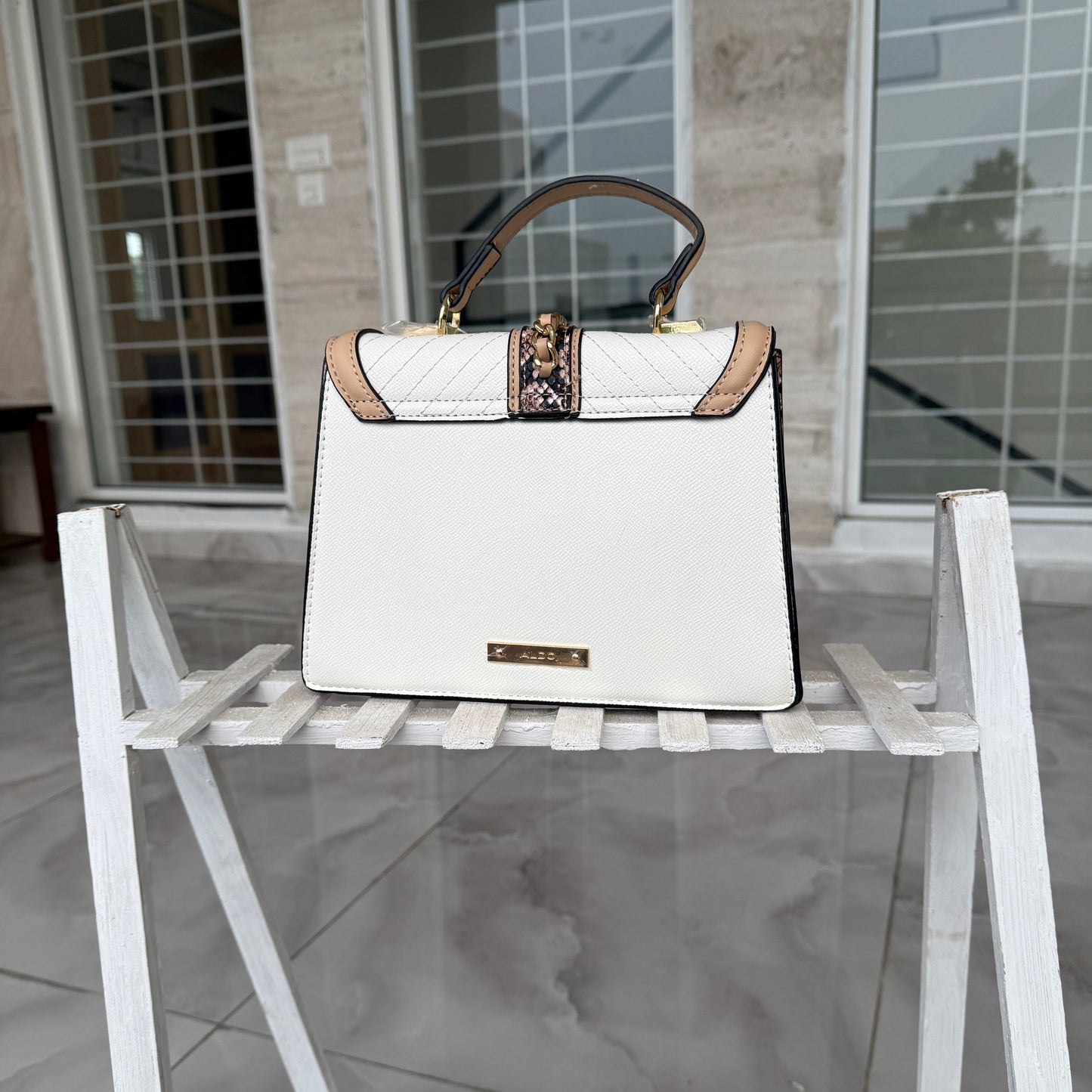 ALDO HAND BAG (LIGHT BROWN)