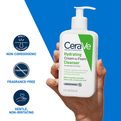 CERAVE HYDRATING  cleanser CREAM-TO-FOAM CLEANSER ( original)
