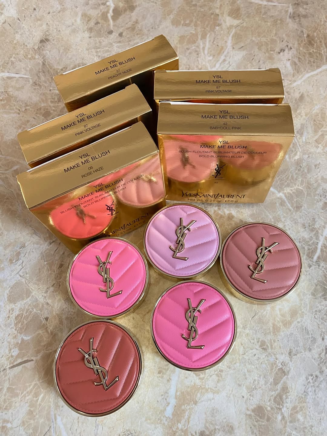 YSL- MAKE ME BLUSH 24H BUILDABLE BLURRING POWDER BLUSH