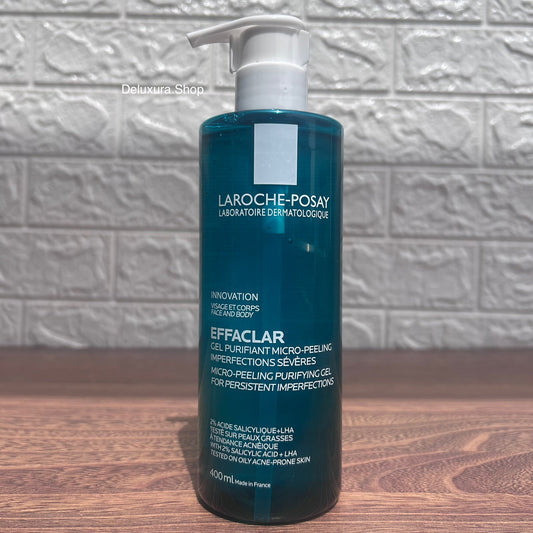 La Roche Posay EFFACLAR Micro Peeling Purifying Gel cleanser  (pump)