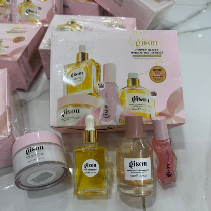 Gisou Honey Gloss Hydration Heroes Hair Value Set