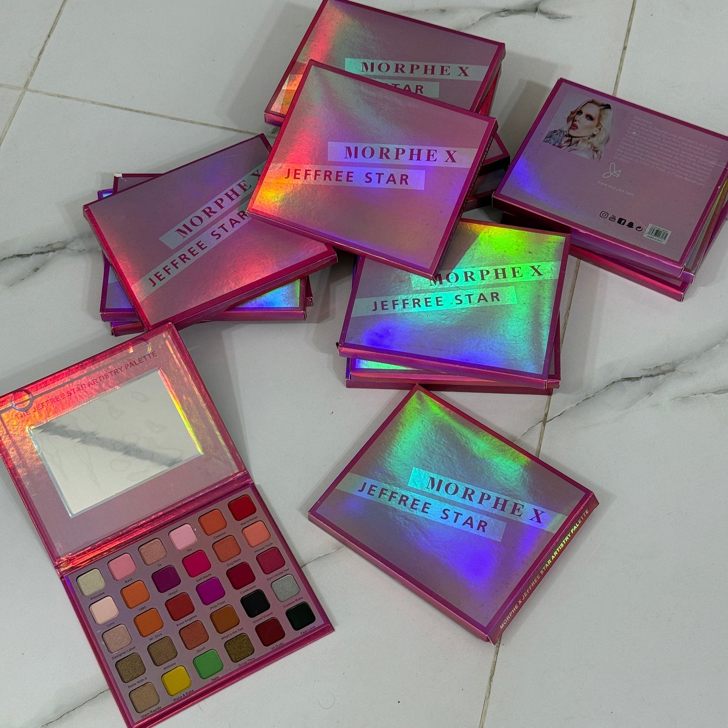 MORPHE X JEFFREE STAR ARTISTRY EYE SHADOW PALETTE