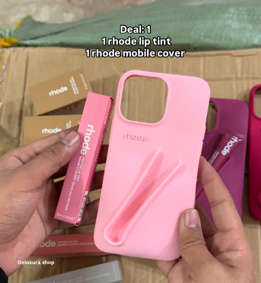 Deal 1: 1 Rhode Lip Tint + 1 Phone Case We'll call to reconfirm shade and size.