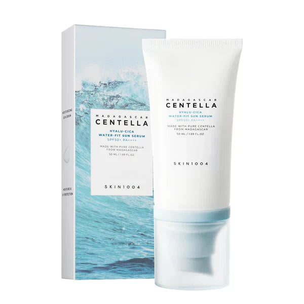 Madagascar Centella, Hyalu-Cica Water-Fit Sun Serum SPF 50+ PA++++ (50 ml) SKIN1004