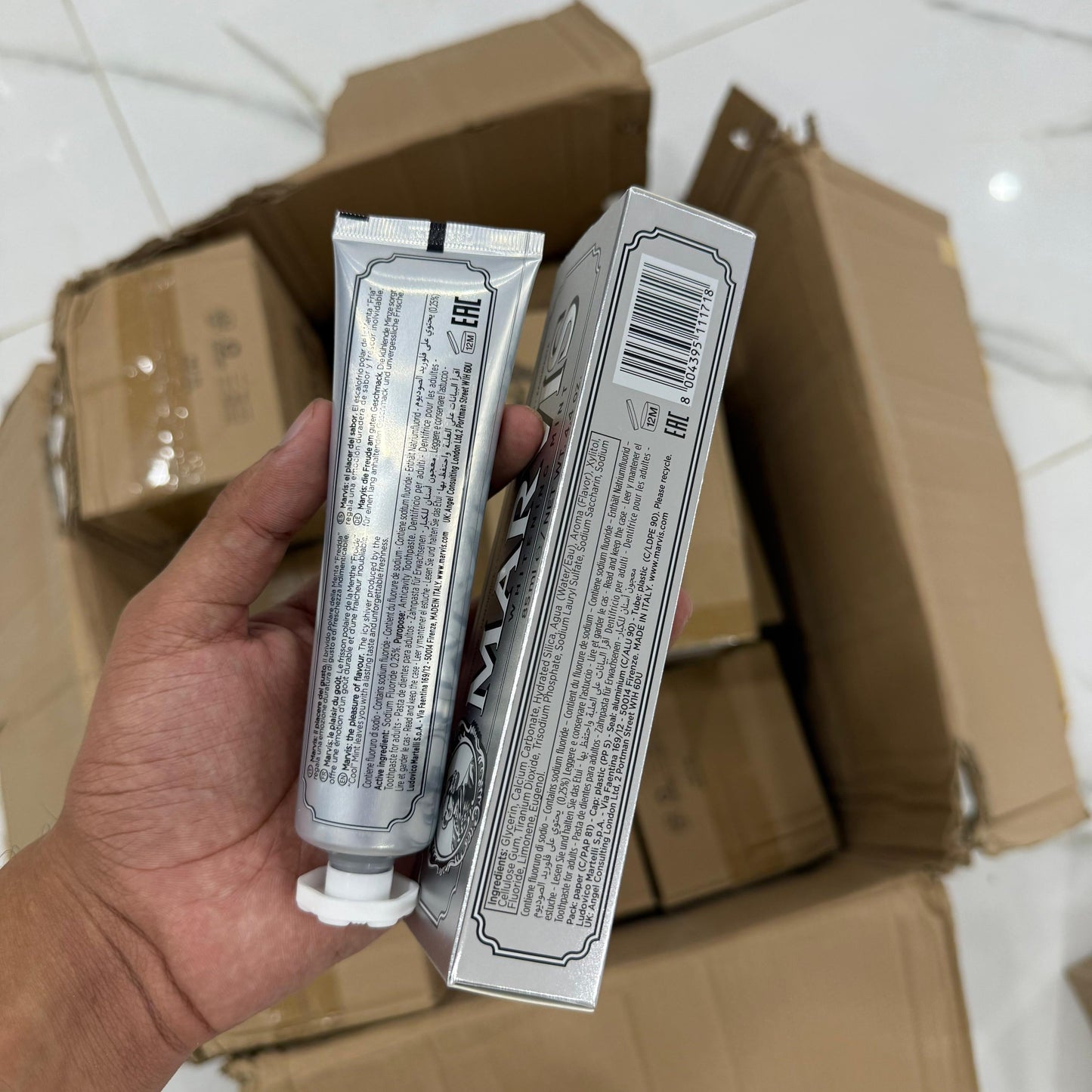 Marvis - Whitening Mint Toothpaste, 85ml