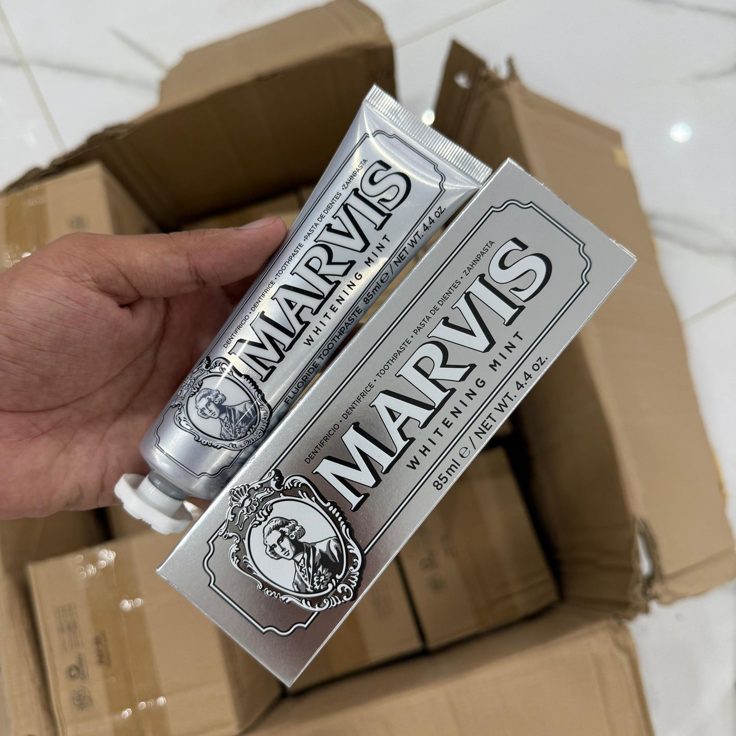 Marvis - Whitening Mint Toothpaste, 85ml