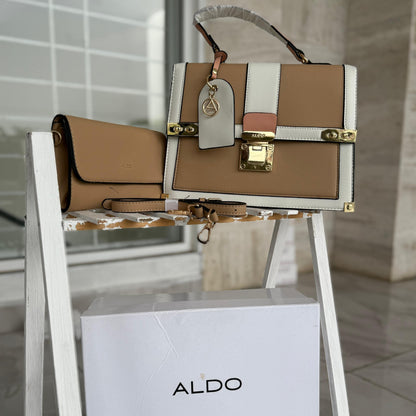 ALDO HANDBAG (BROWN)