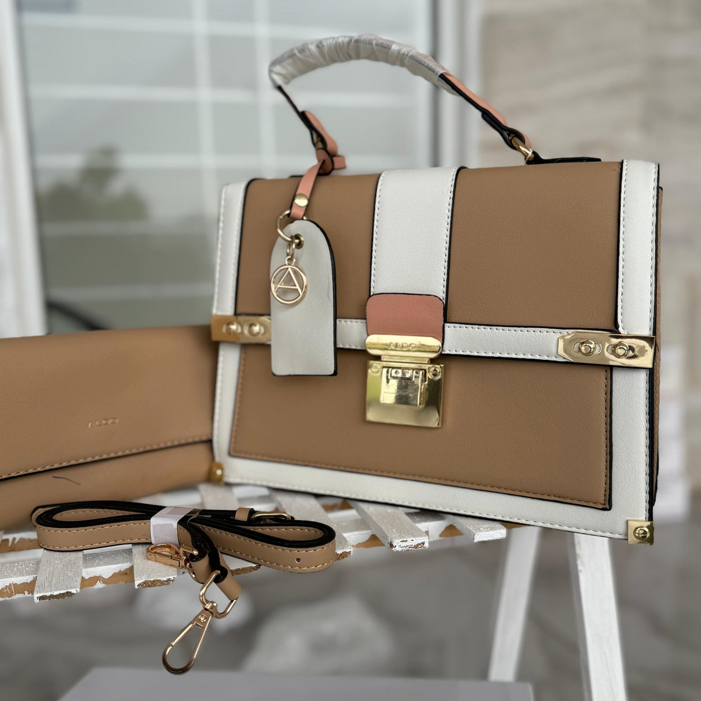 ALDO HANDBAG (BROWN)