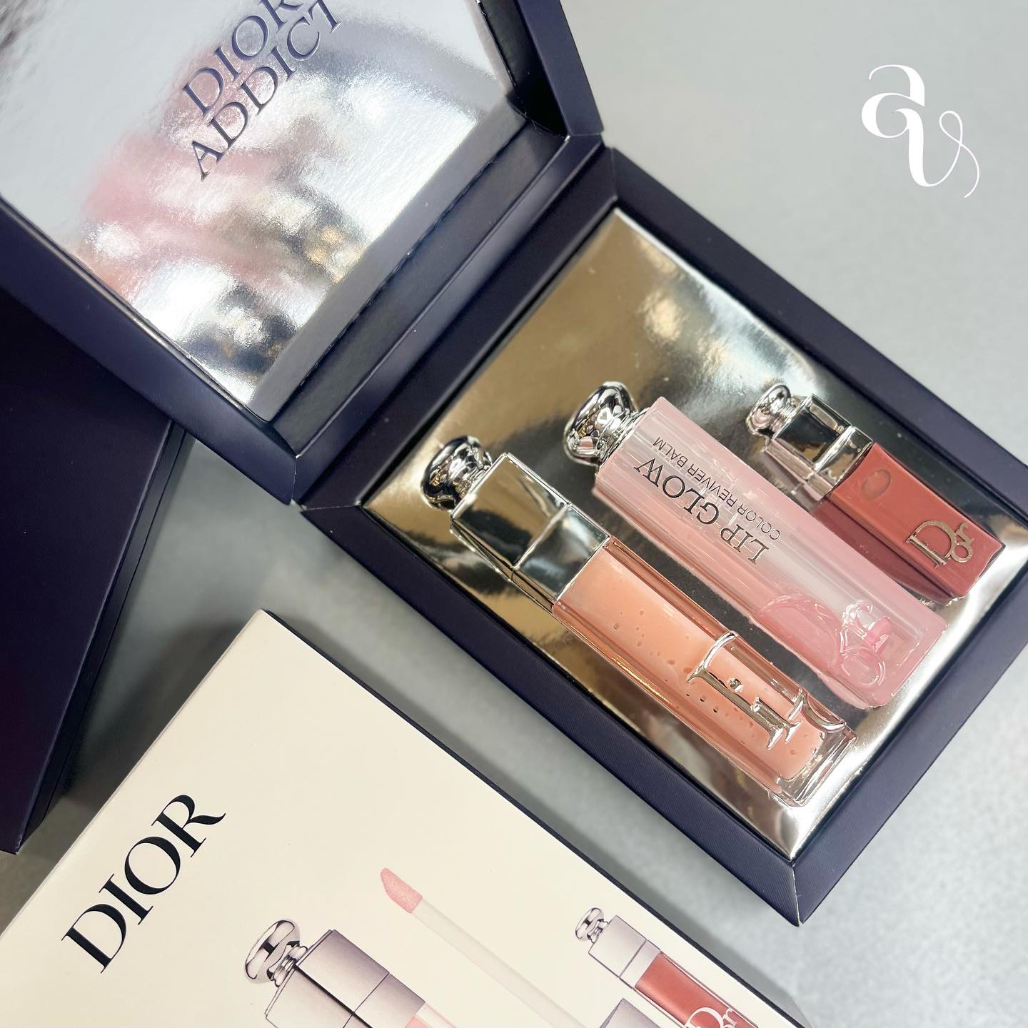 Dior Addict Lip Essentials 3pc Set + Gift Box Lip Glow & Maximizer