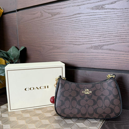 Coach Penn Shoulder Bag With A Cherry Charm